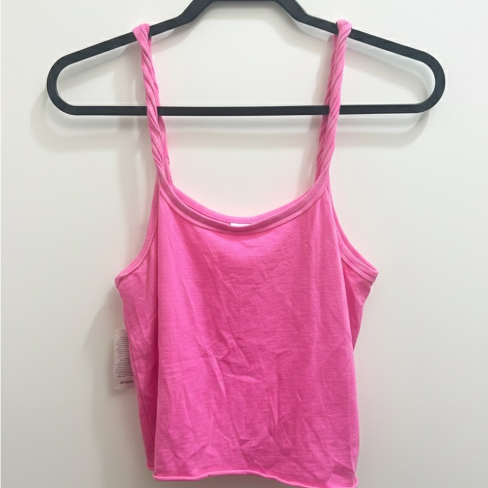 Aerie Bright Pink Tank Top - Picture 2 of 3